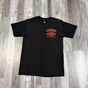 Size S - Harley Davidson Adult "Gateway Harley-Davidson" T-shirt Y2K VTG